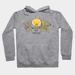 Think Positive - Positive Inspirational Quote Hoodie